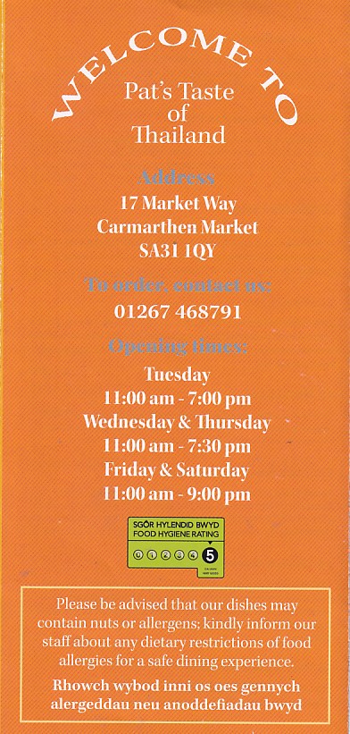 Taste of Thailand Carmarthen